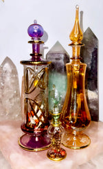 Load image into Gallery viewer, XXL 9 Inch Egyptian Blown Glass Genie Manifestation Bottle