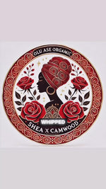 Load and play video in Gallery viewer, Olu Ase Organic Whipped Shea From Mali x Camwood x Organic Essential Oils (27 oz Large Mason Jar)
