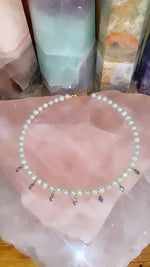 Load and play video in Gallery viewer, 24k Evil Eye x Pearl Choker