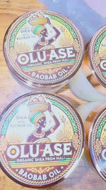 Load and play video in Gallery viewer, Olu Ase Organic Whipped Shea From Mali x Baobab Oil
